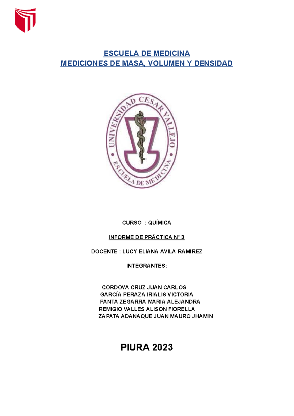Www Openwebschool De 06 Ek 0001 Start Html Práctica+DE+ Química+N°3 - ESCUELA DE MEDICINA MEDICIONES DE MASA