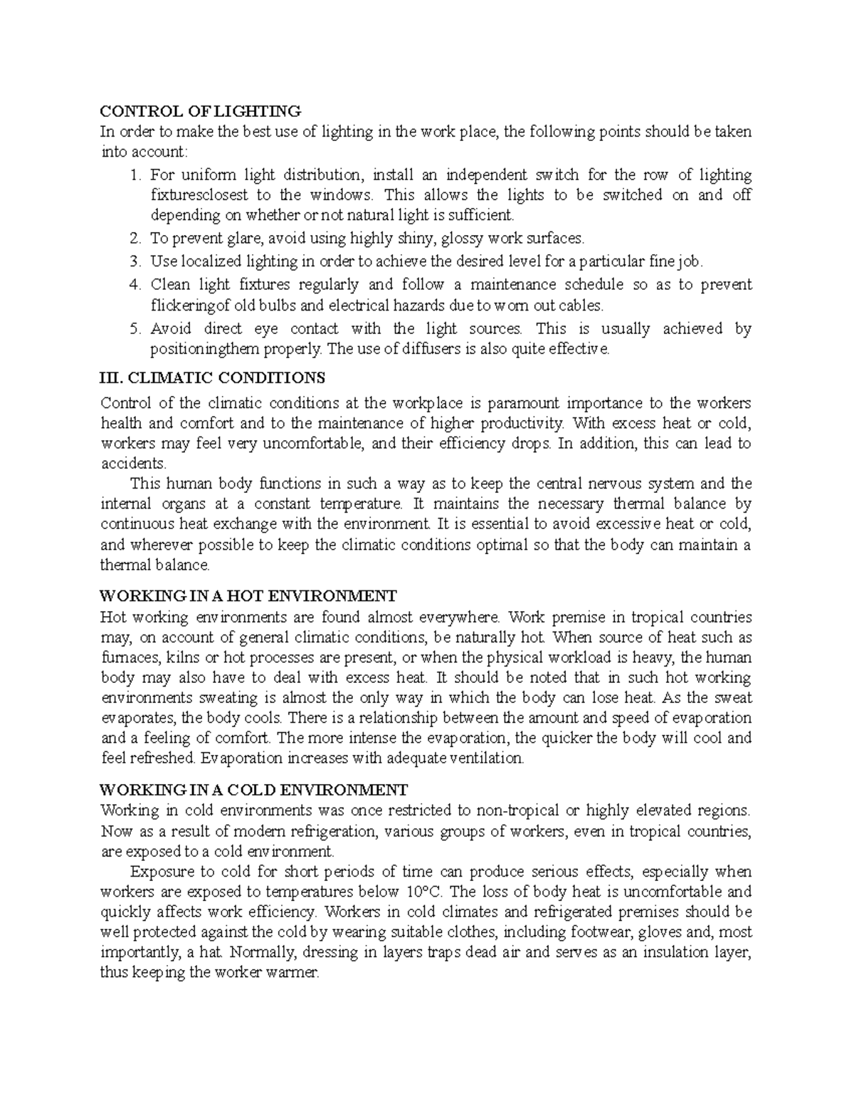 Control OF Lighting - lecture notes on - CONTROL OF LIGHTING In order ...