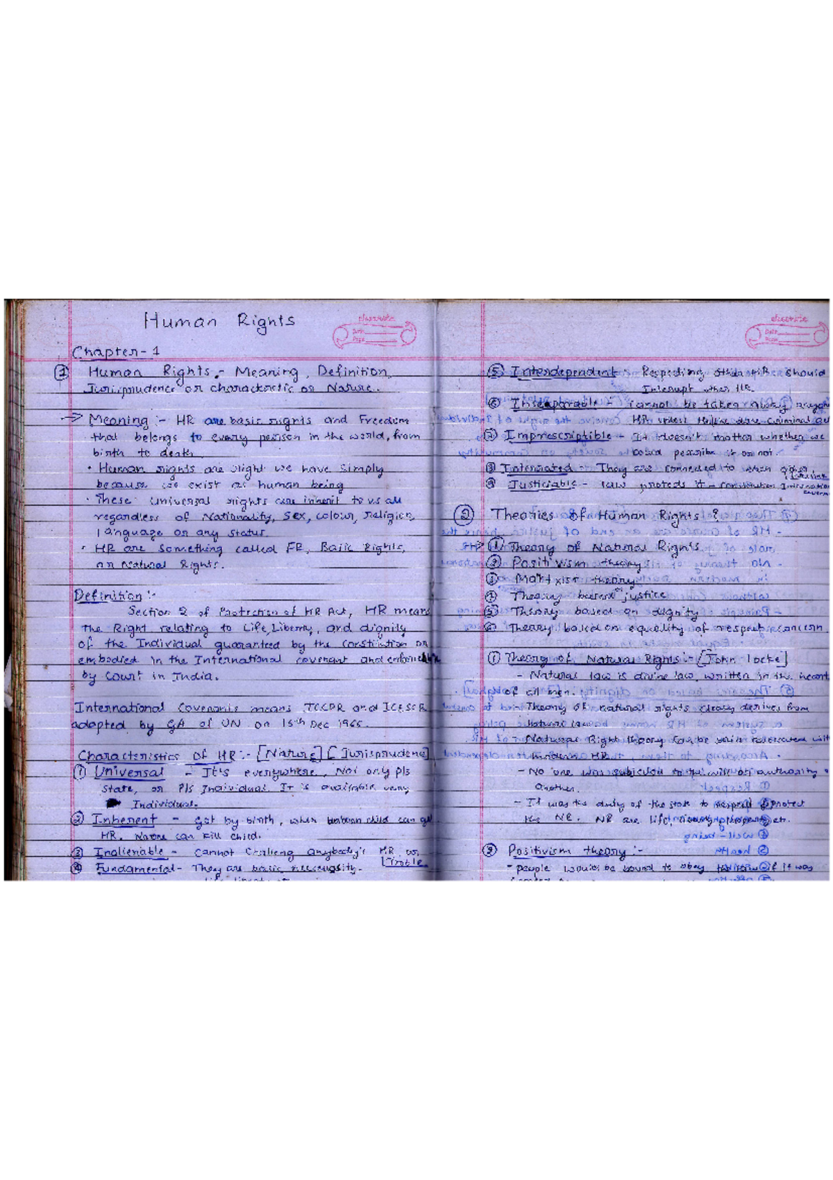 Human rights - Notes - Studocu