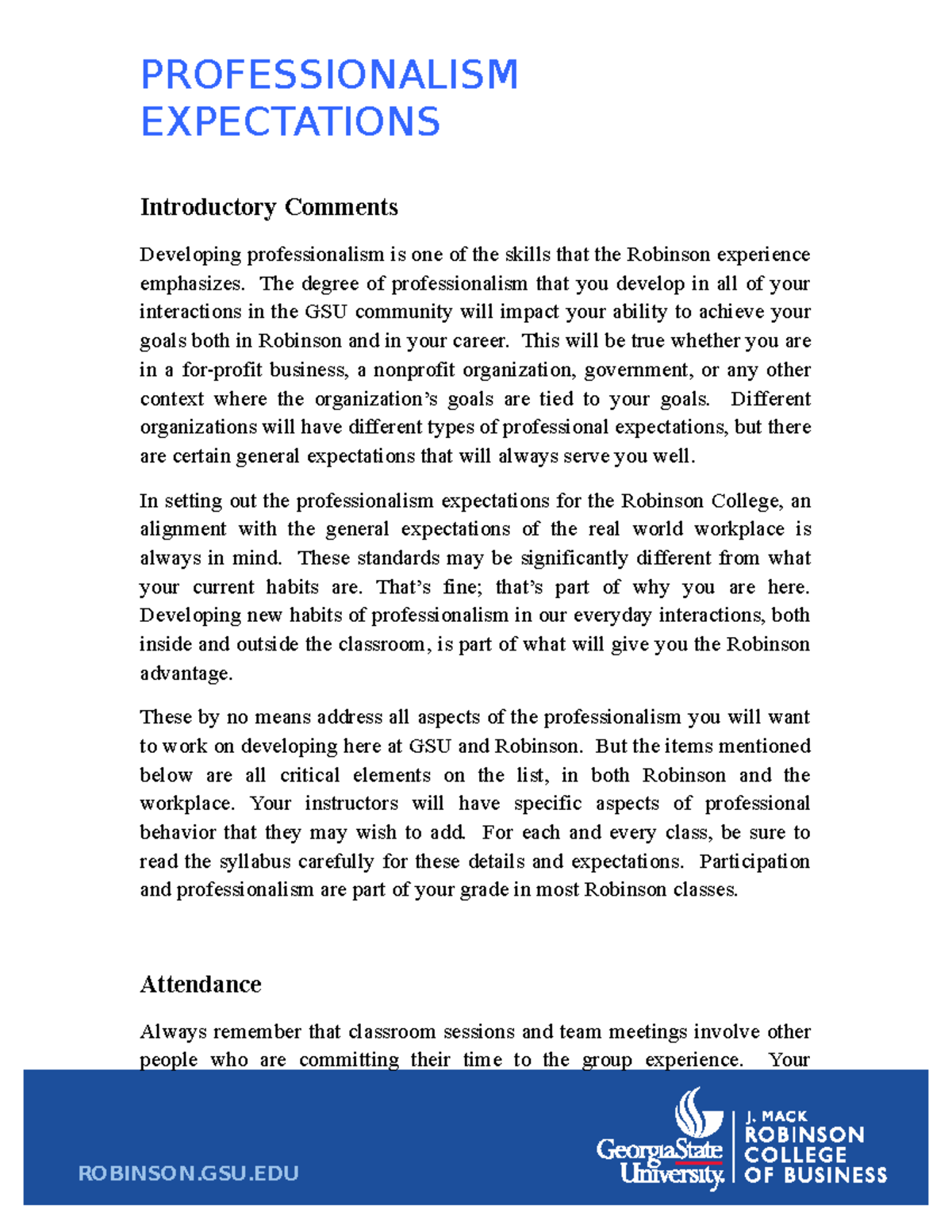 Professionalism V 9 Summary Intro CompBased Info Sys EXPECTATIONS