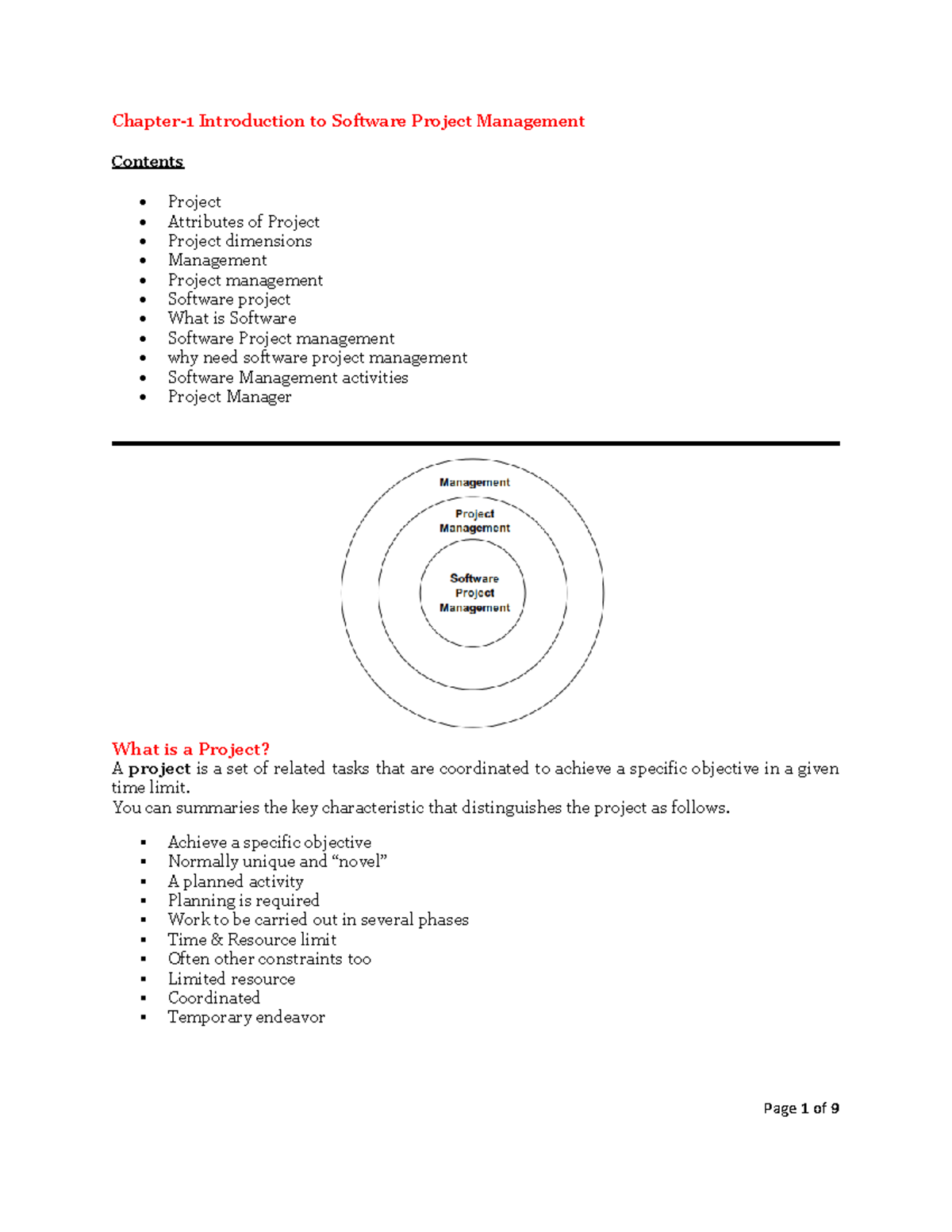 Chapter 1 Intro- lesson 0 - Chapter-1 Introduction to Software Project ...