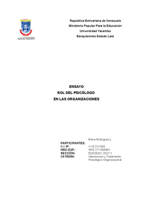 Test de kuder cuadernillo - ESCALA DE PREFERENCIAS VOCACIONALES DE ...