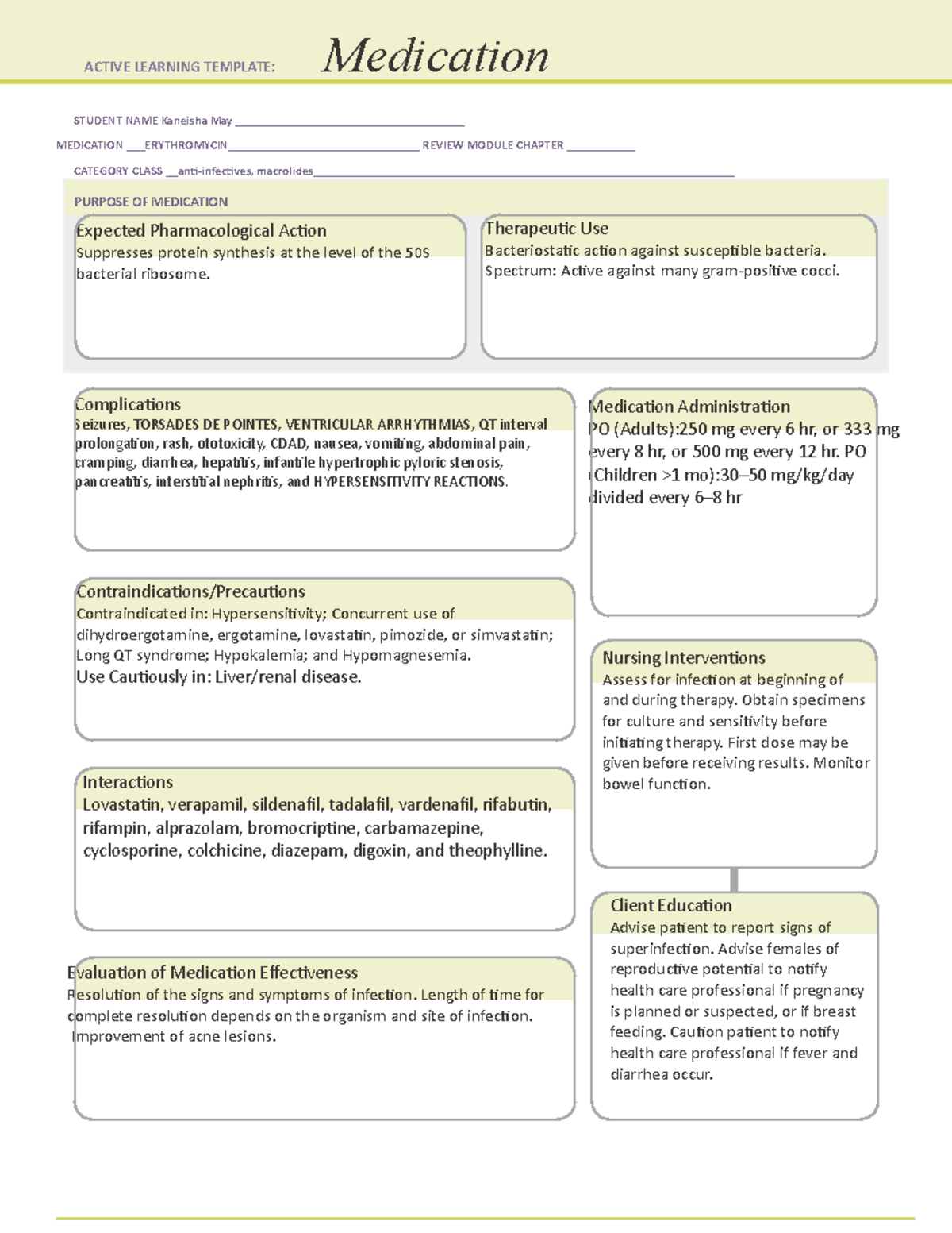 erythromycin-medication-template-080421-student-name-kaneisha-may-studocu