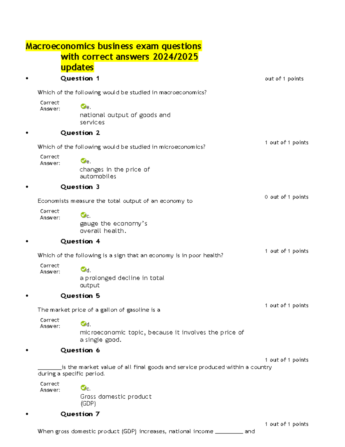 Macro final exam - Community Health Study Guide Exam 3.docx ...