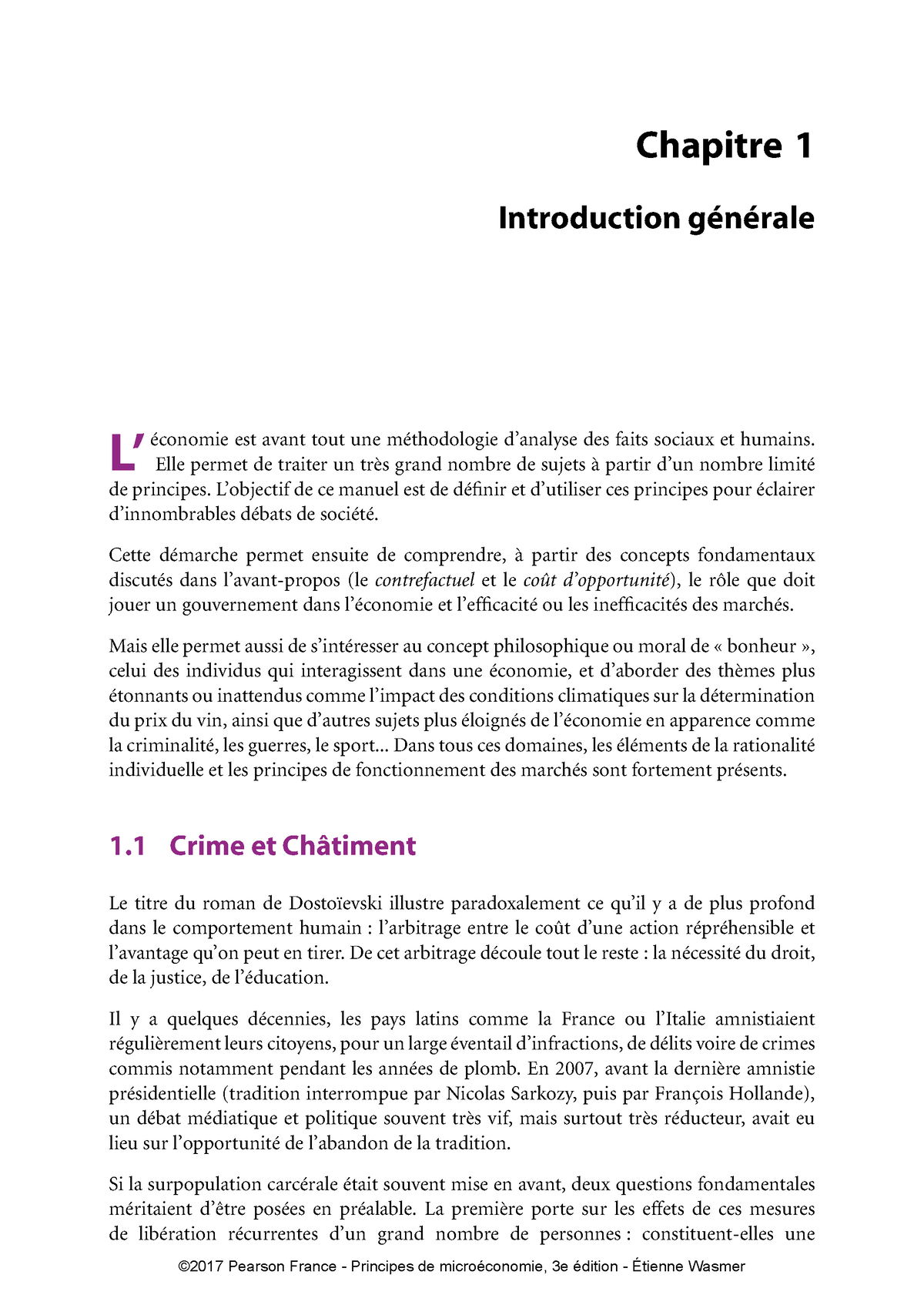 Principes De Micro Ã©conomie Etienne Wasmer Chap1 - Chapitre 1 ...