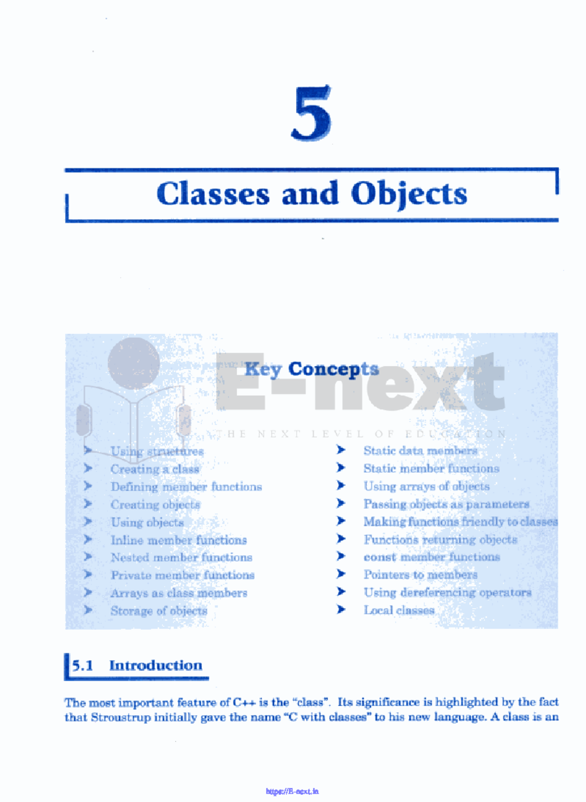 2-Classes and Objects (E-next - Bachelor of Science - Studocu
