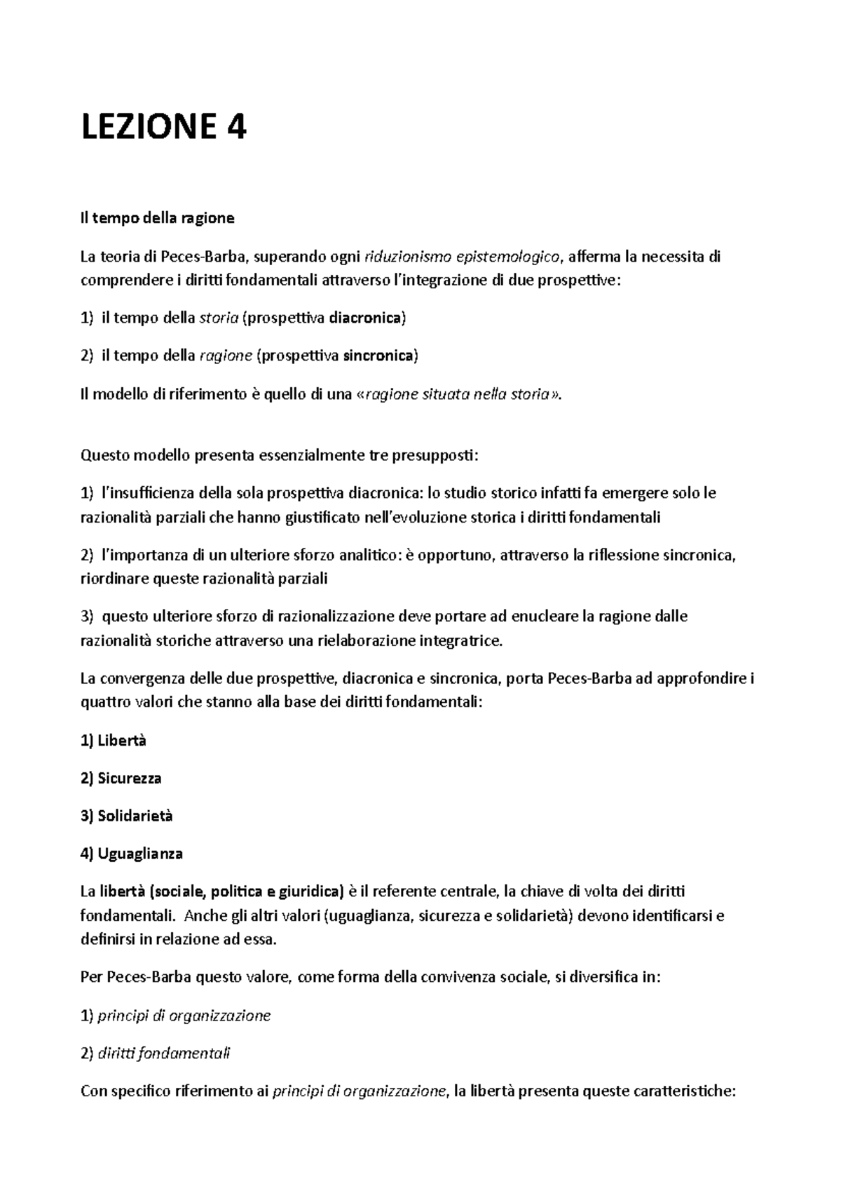 Lezione 4 Riassunto Concetti E Validità Alexy Lezione 4 Il Tempo Della Ragione La Teoria Di 1933