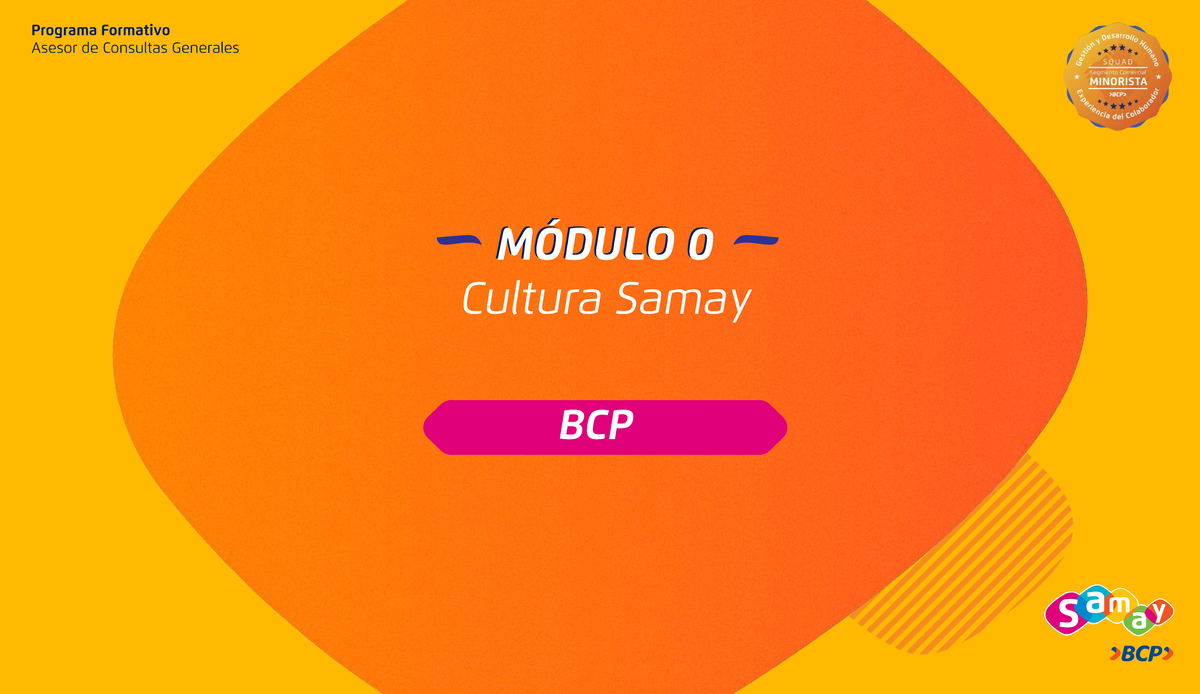 Cultura Samay - acreditacion - Administracion I - Studocu