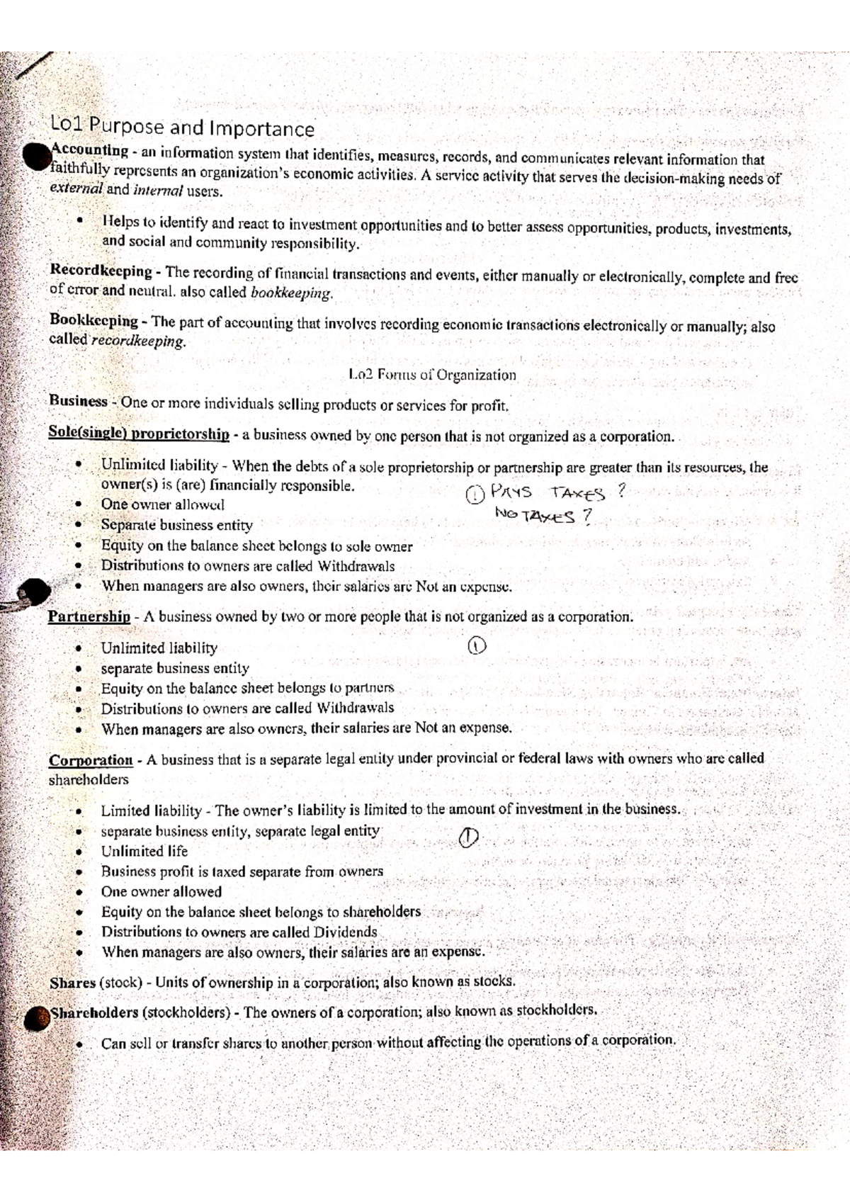 Econ 122 Notes - ECON 111 - Studocu