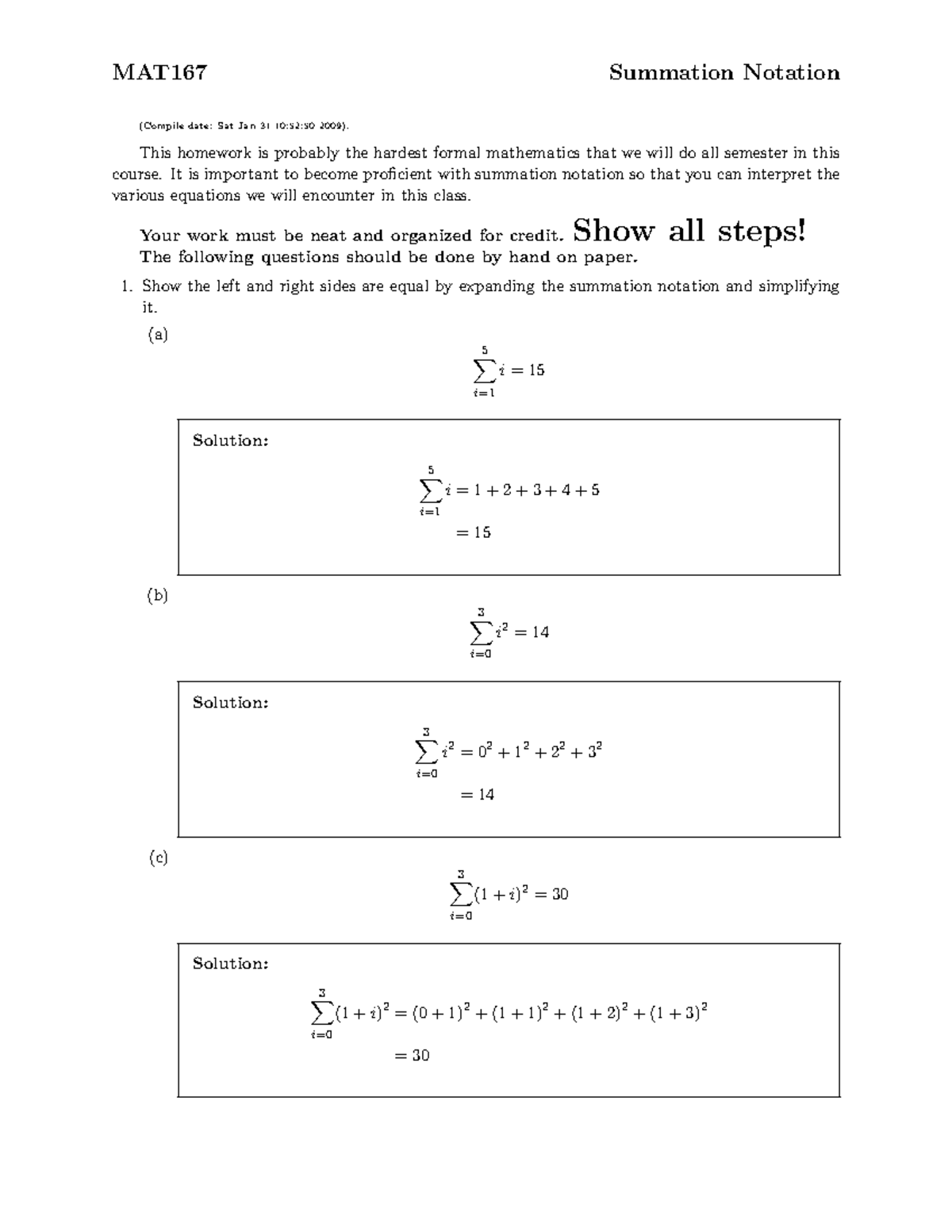 seminar-assignments-summation-solutions-mat167-summation-notation