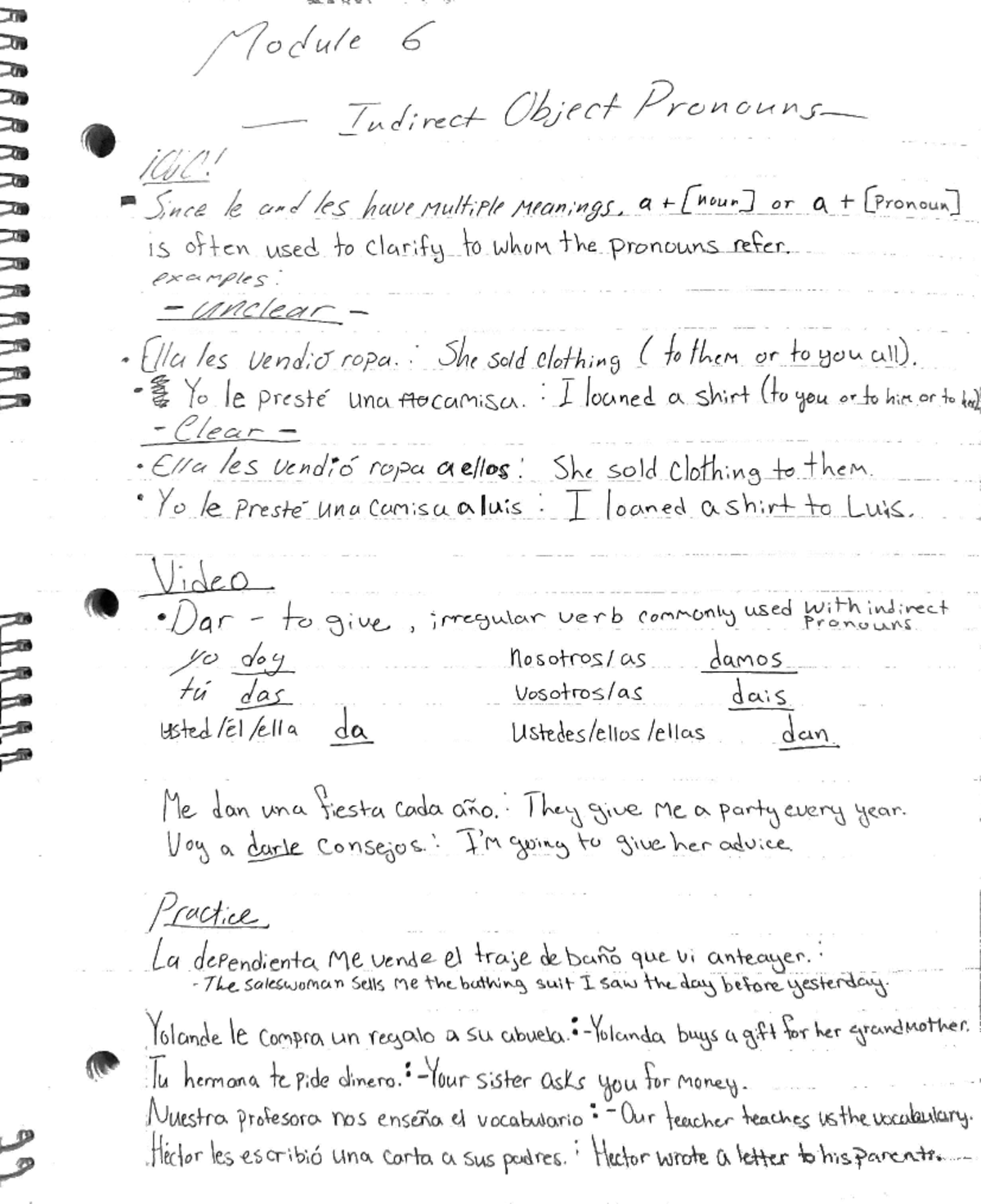 SPN-1121-Notes - Notes From Online Homework, Study Points, And Lecture ...