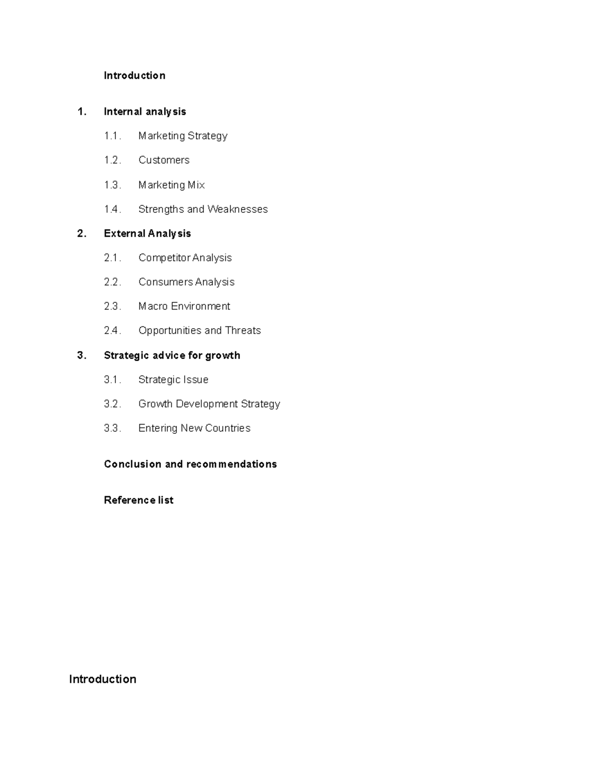 Marketing Swot analysis Doritos - Introduction 1. 2. 3. Internal ...