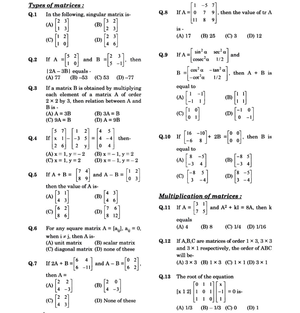 IIT JEE Maths Paper 2 - Notation and Terminology ℕ = the set of all ...