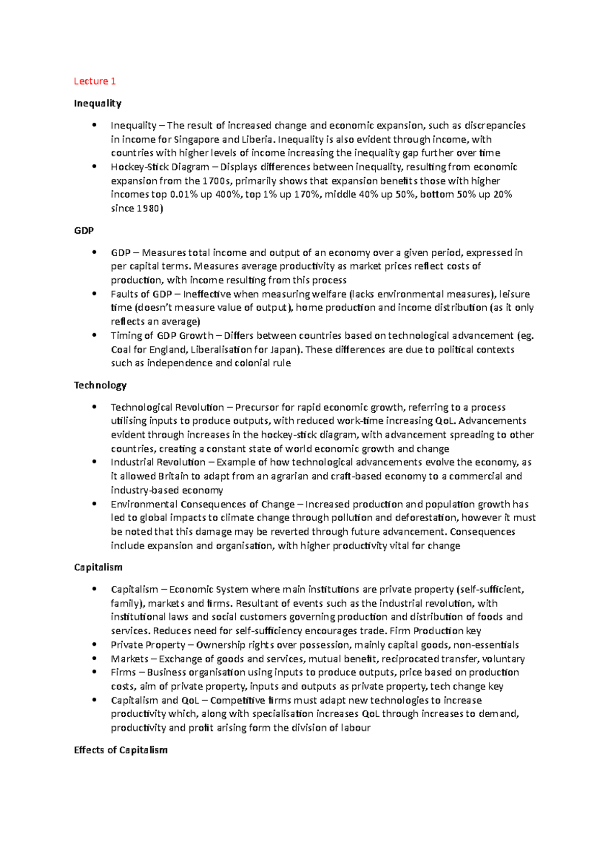 ECON 111 Simplified Notes - ECON111 - MQ - Studocu
