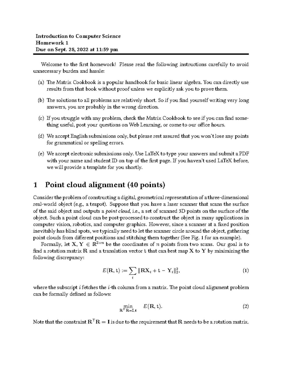 computer science major homework