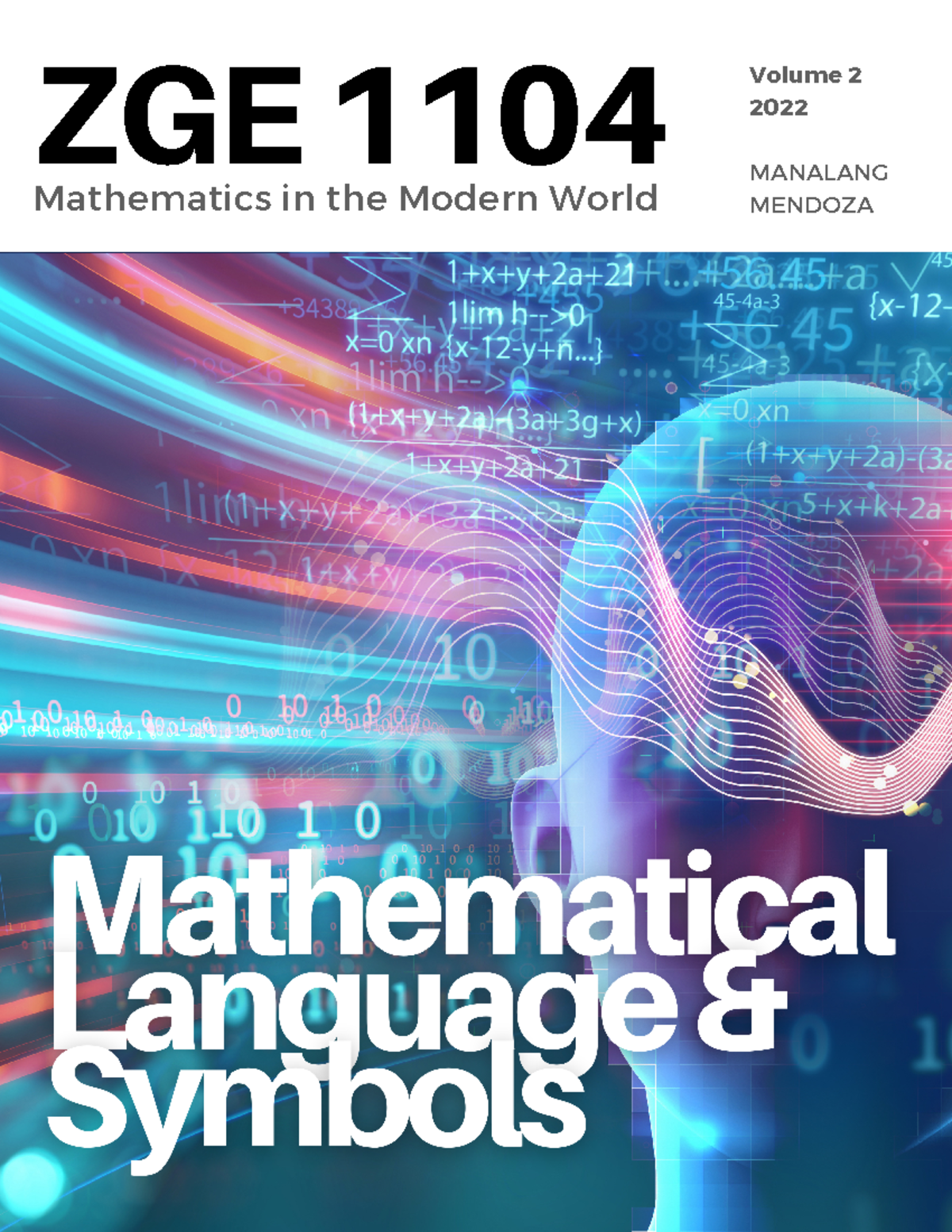 ZGE1104 Chapter 2 Mathematical Language and Symbols - ZGE 1104 ...
