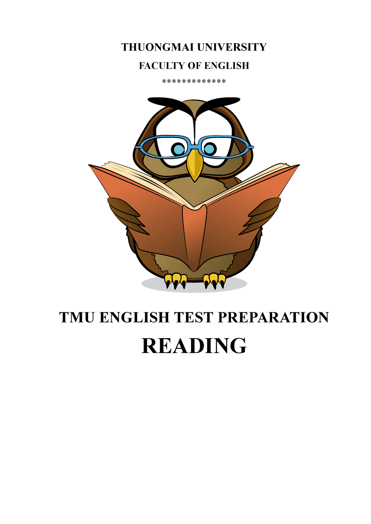 TMU English Test Preparation Reading revised THUONGMAI UNIVERSITY