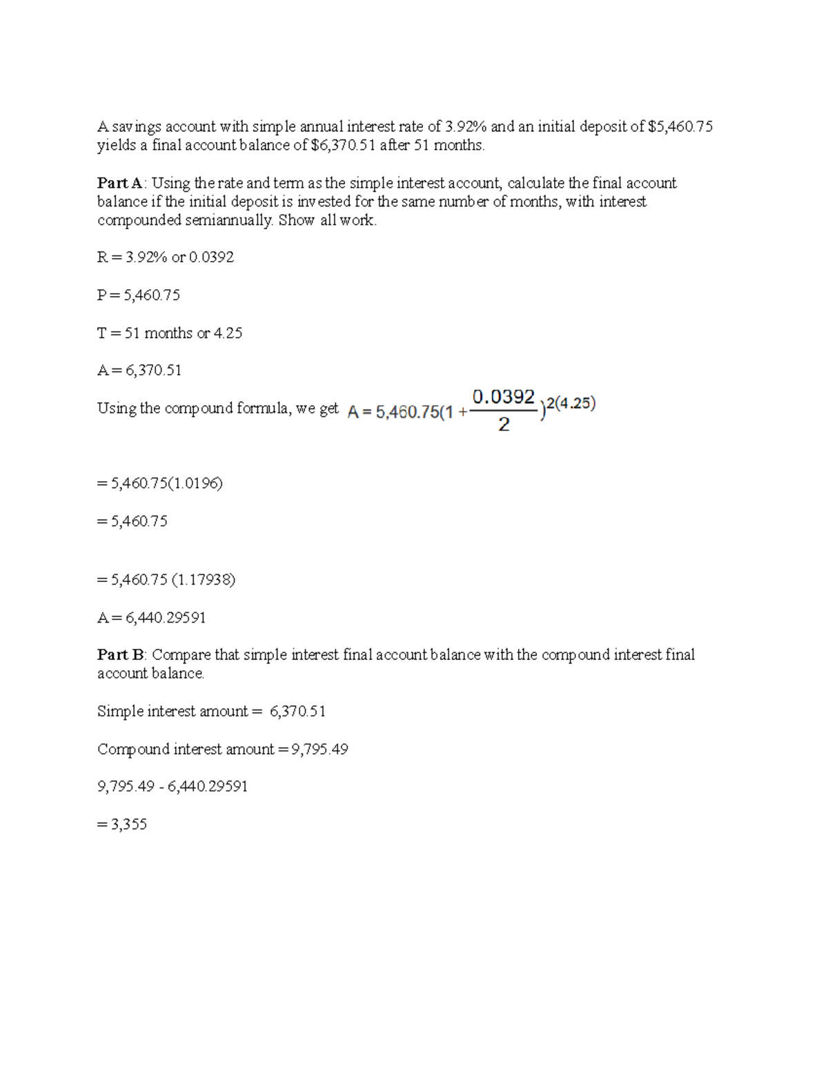 4 04 Comparing All Types Of Interest A Savings Account With Simple