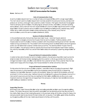 APA Exercise 2 - Apa - 1 PUBLIC RELATIONS 101 Public Relations 101 ...