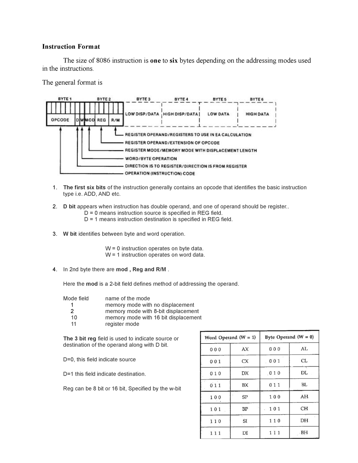 8086-instruction-format-instruction-format-the-size-of-8086