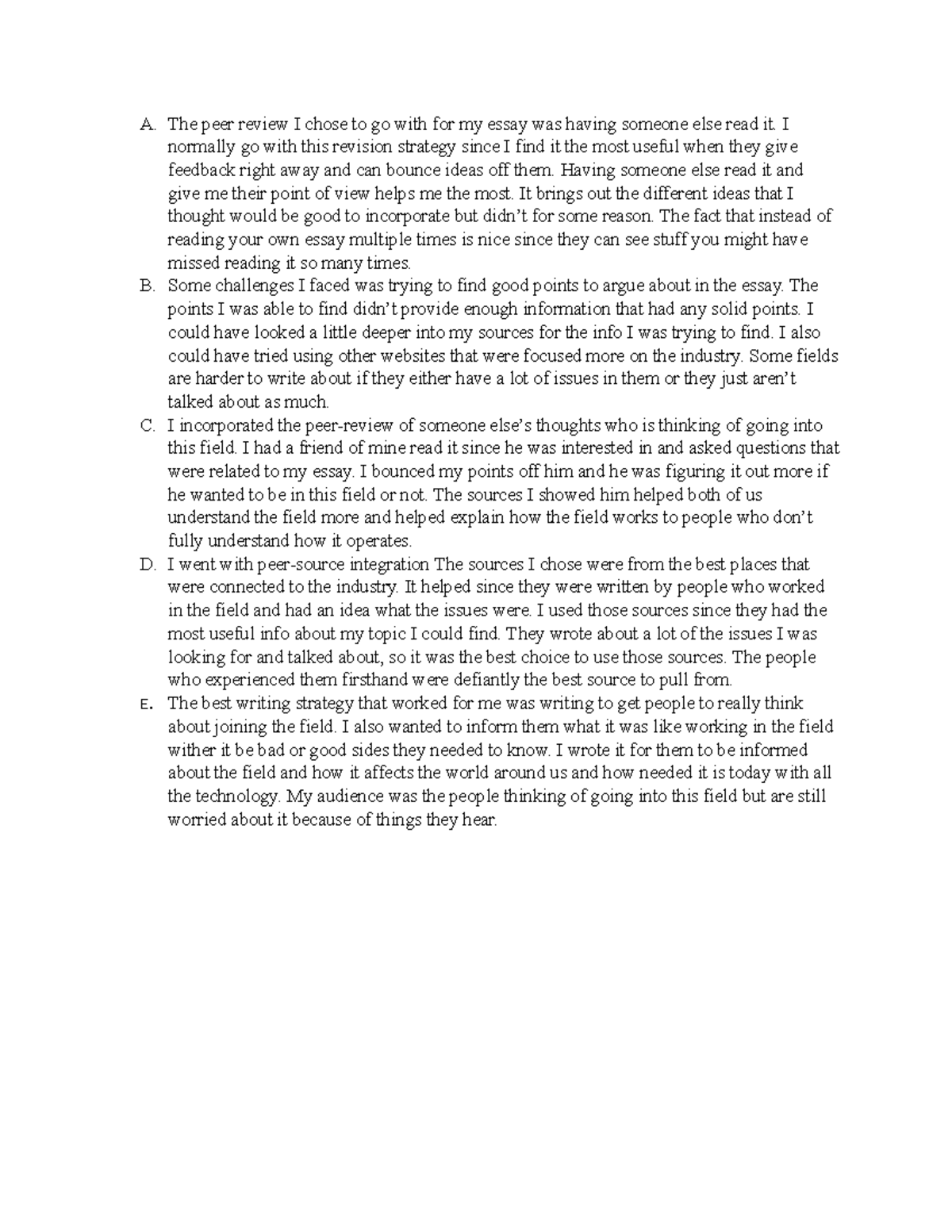 Eng 2 Week 8 Reflection - Its for week 8 it is about reflecting on the ...