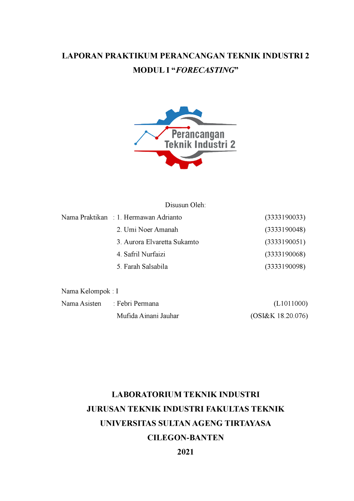 Materi Perancangan Teknik Industri - LAPORAN PRAKTIKUM PERANCANGAN ...