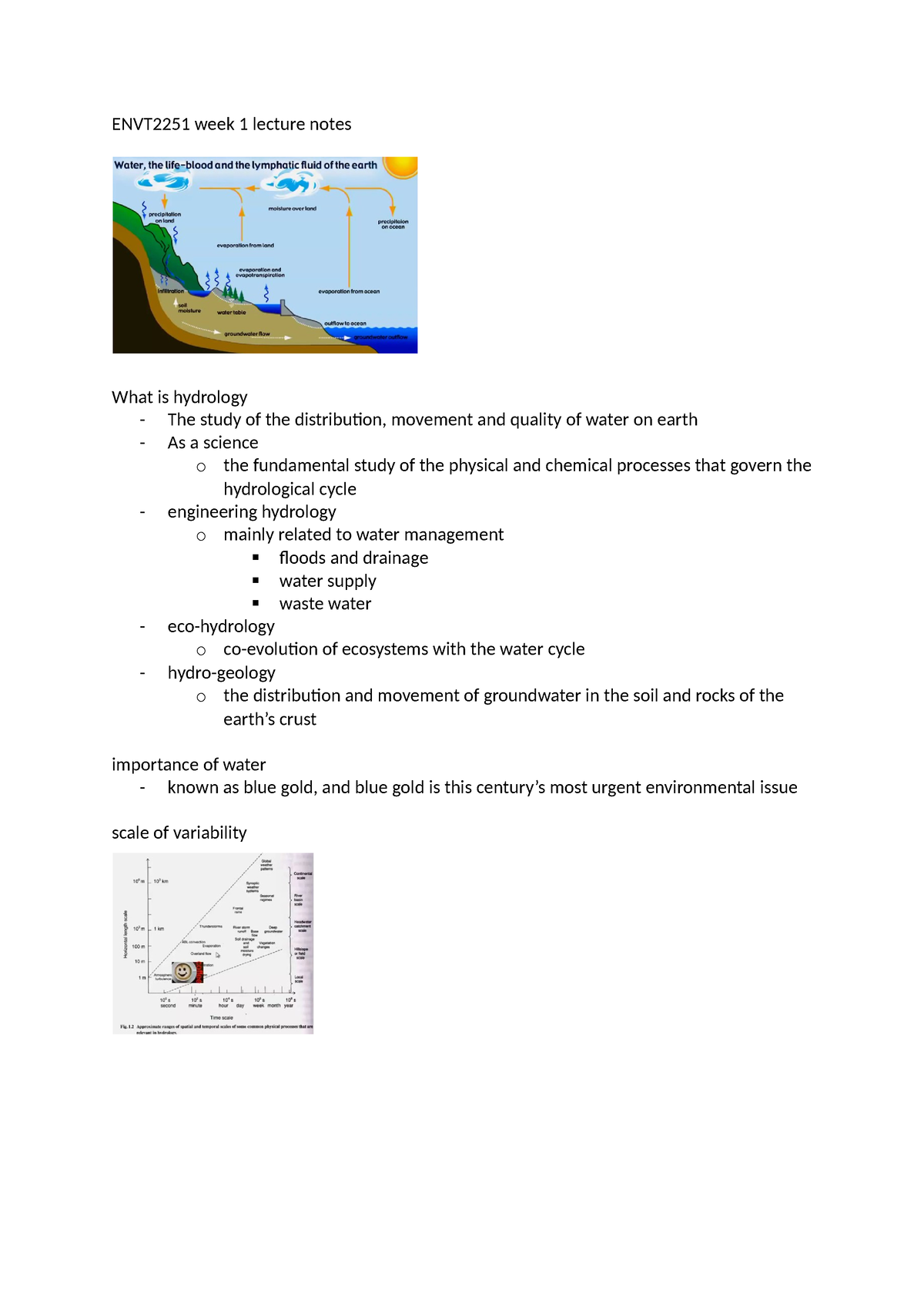 ENVT2251 week 1 lecture notes - ENVT2251 week 1 lecture notes What is ...