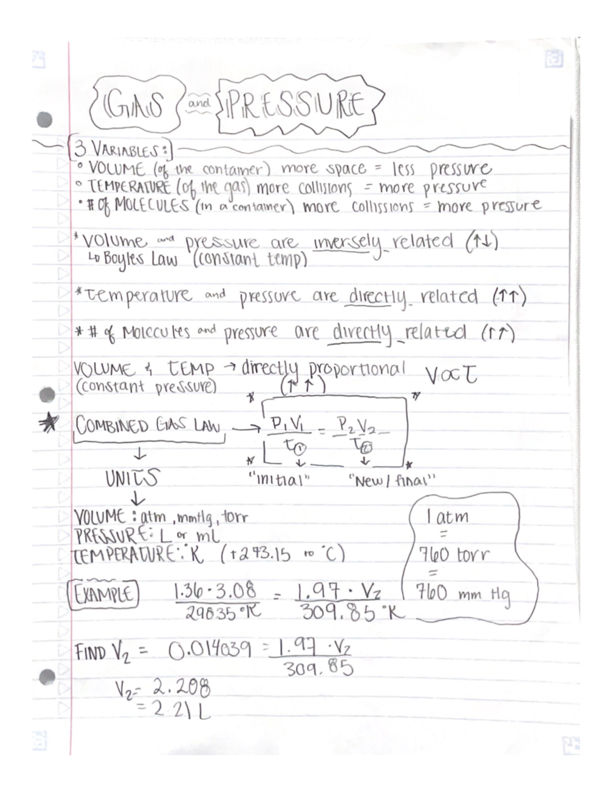 Gas and Pressure - CHEM 6A - Studocu
