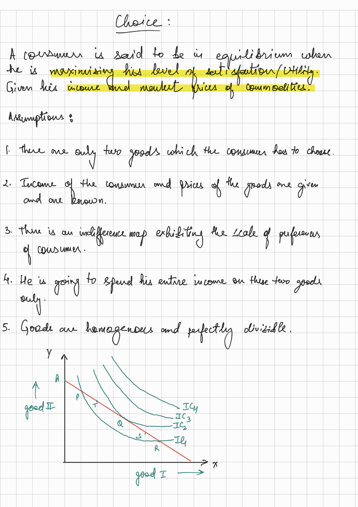 Choice Summary - Intermediate Microeconomics - Micro- And ...