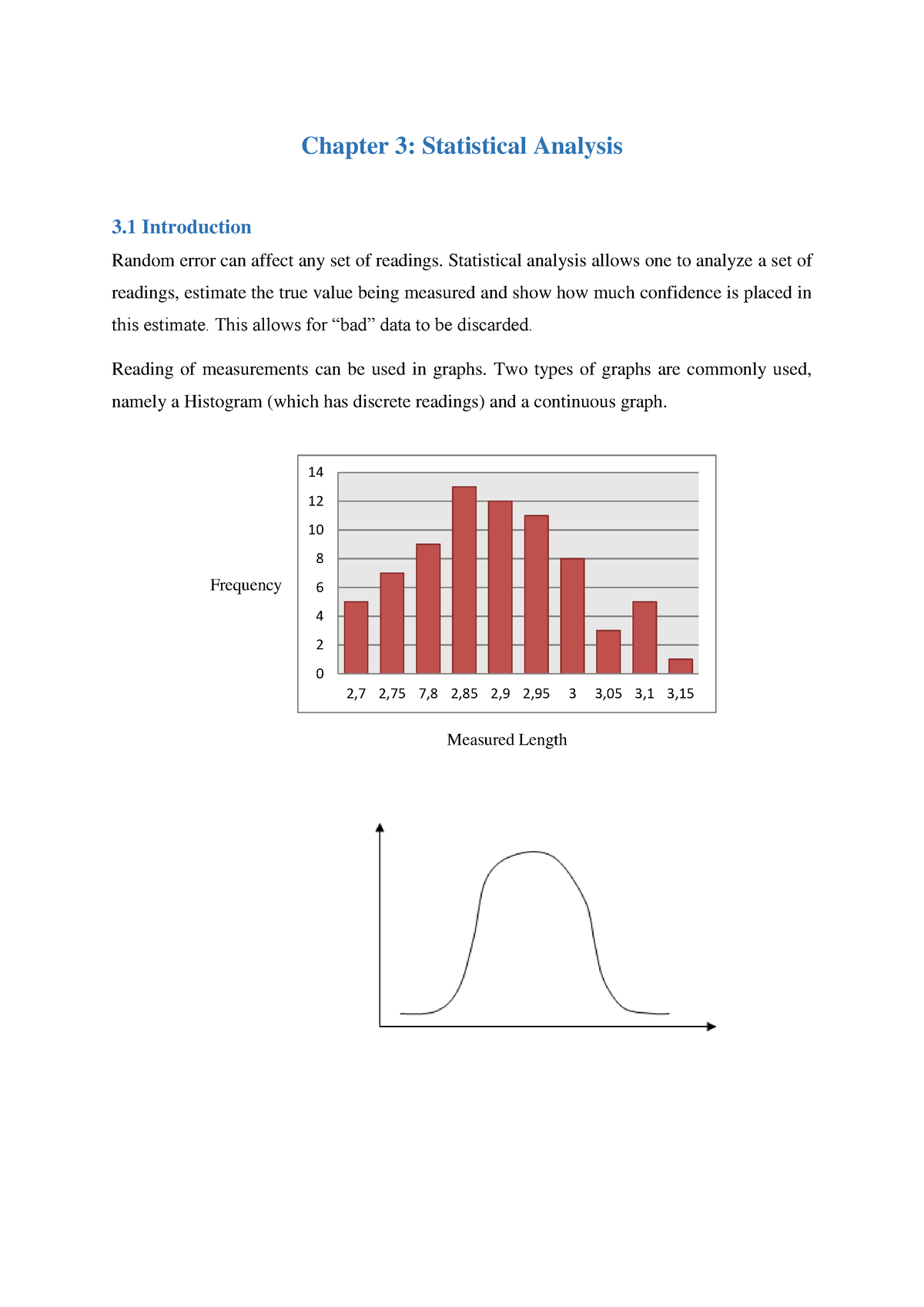 Chapter 3 - Statistical Analysis - Statistical Analysis Allows One To ...