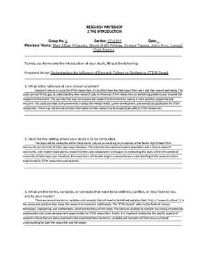 RRL- Research- Questions - Review of Related Literature A comprehensive ...