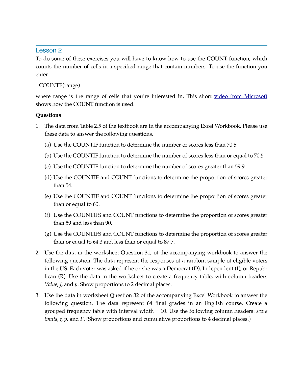 psyc315-lesson-2-excel-problems-lesson-2-to-do-some-of-these