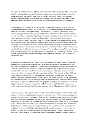 Notes for Lectures 1-3 in Methods of Social Work Interventions Module ...