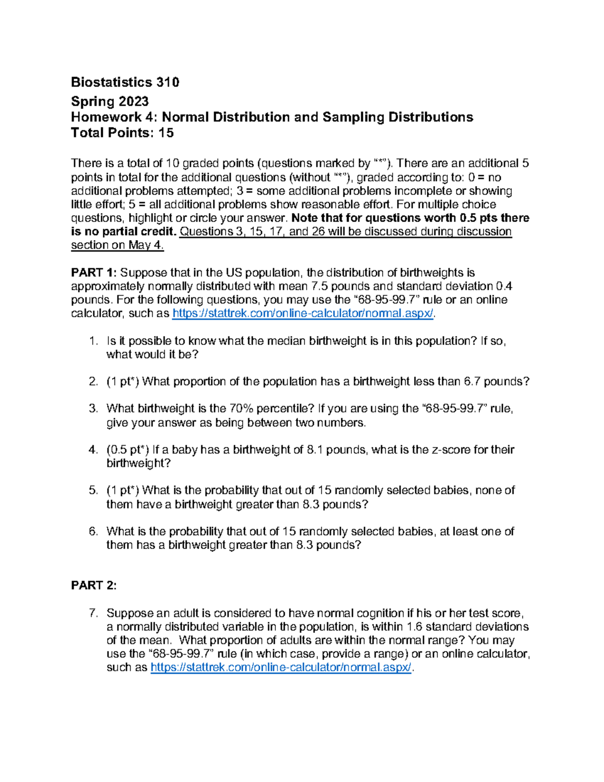 Biost 310HW4 - ffffffff - Biostatistics 310 Spring 2023 Homework 4 ...