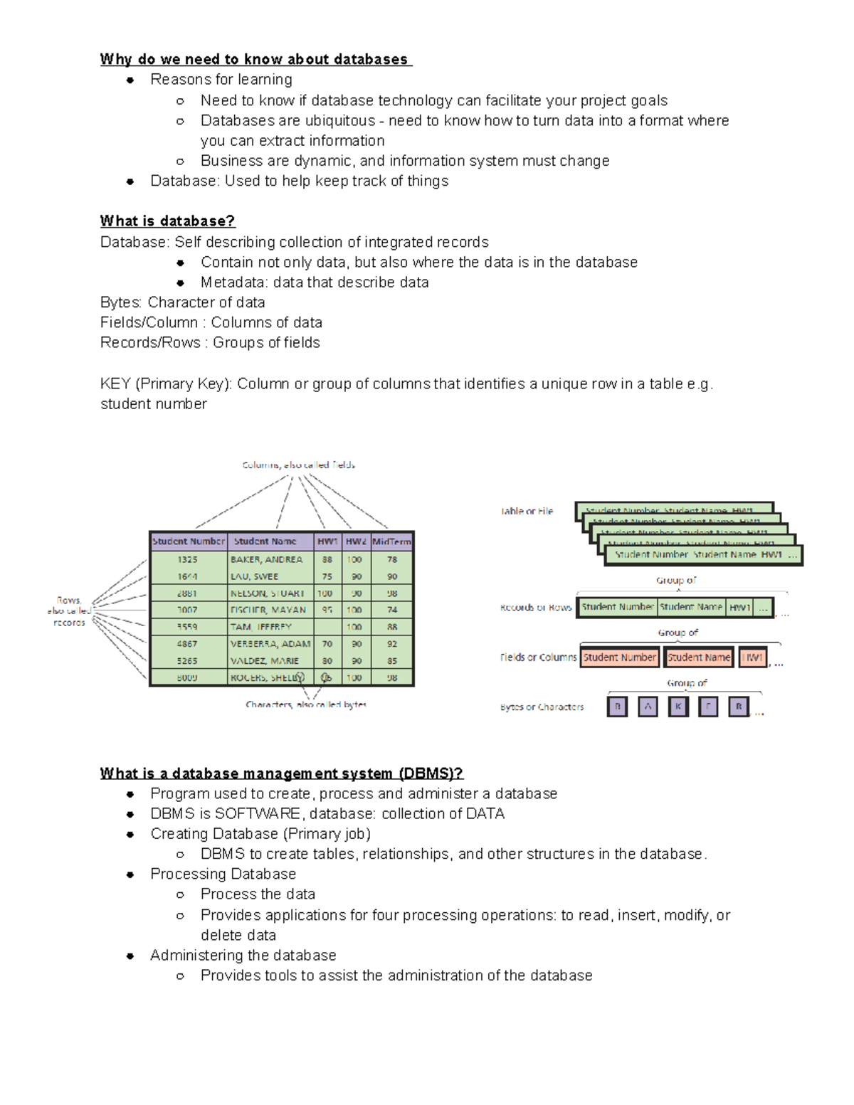 Chapter 5 - Why do we need to know about databases Reasons for learning ...