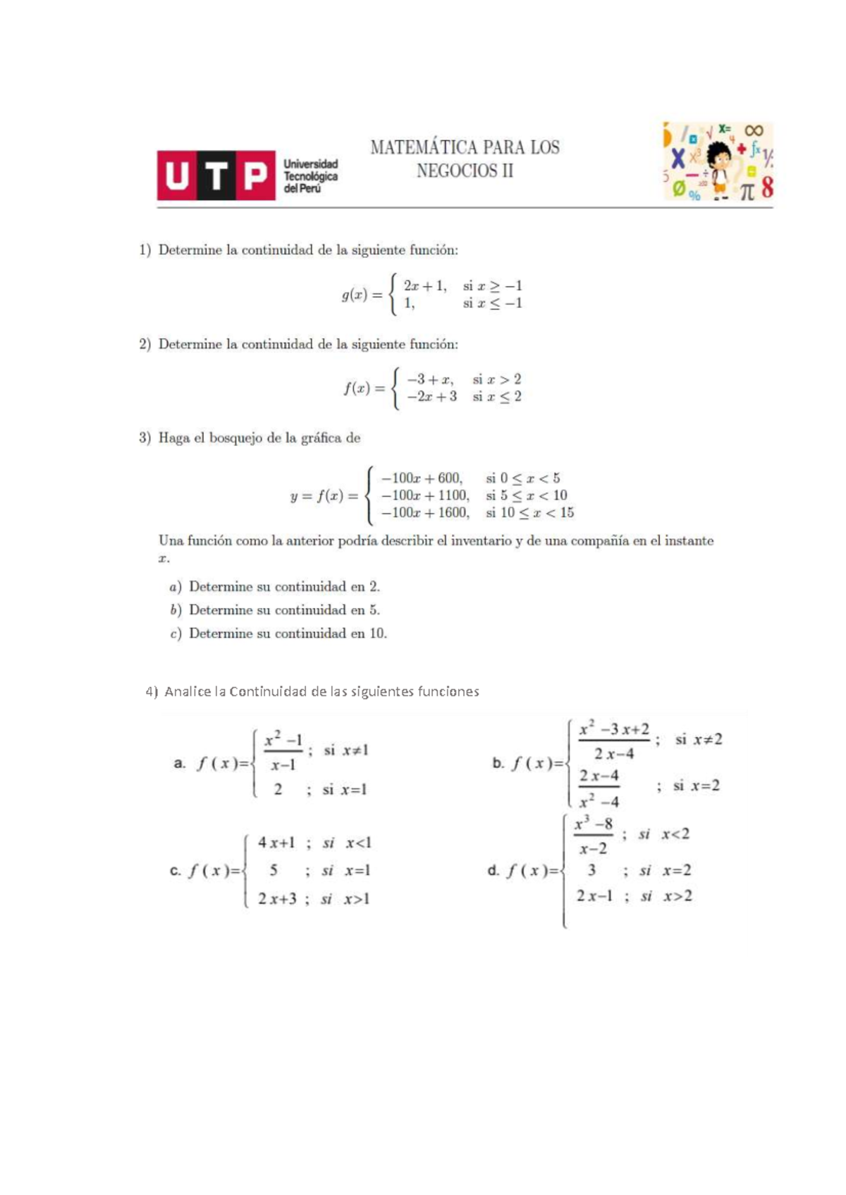 S07 S2-Resolver Ejercicios - Teoria De Sistemas - Analice La ...