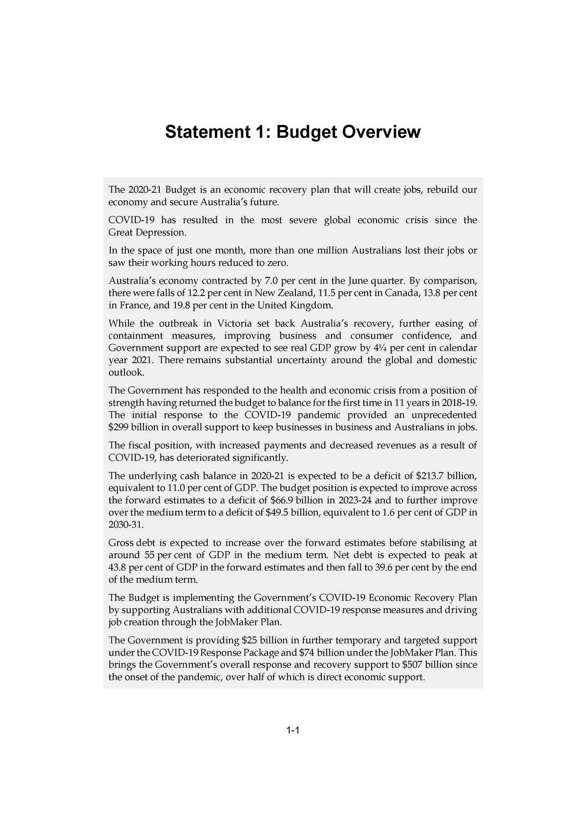 Budget Paper No. 1 - Warning: TT: Undefined Function: 32 Statement 1 ...