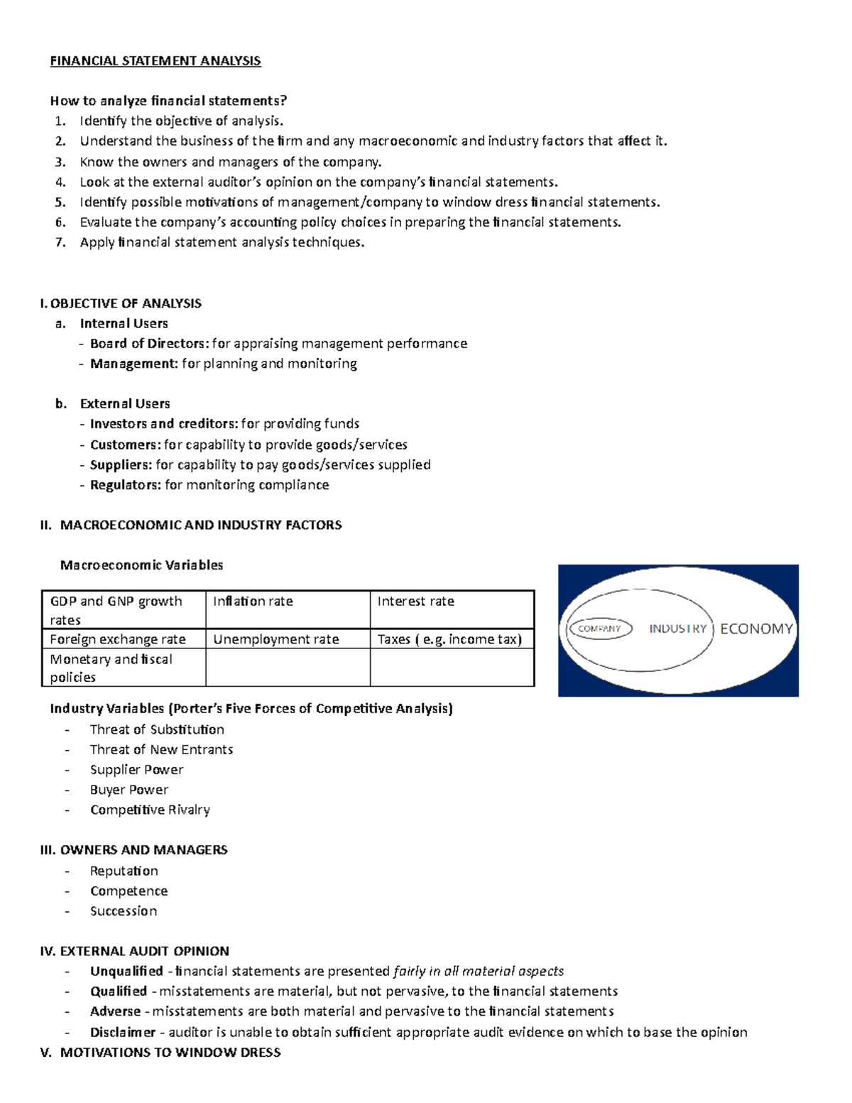 BA 115 - Business Finance Management Lecture Notes - FINANCIAL ...