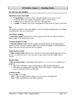 APNotes-Chap09 - ap gov note - AP Statistics – Chapter 9 Notes: Testing ...