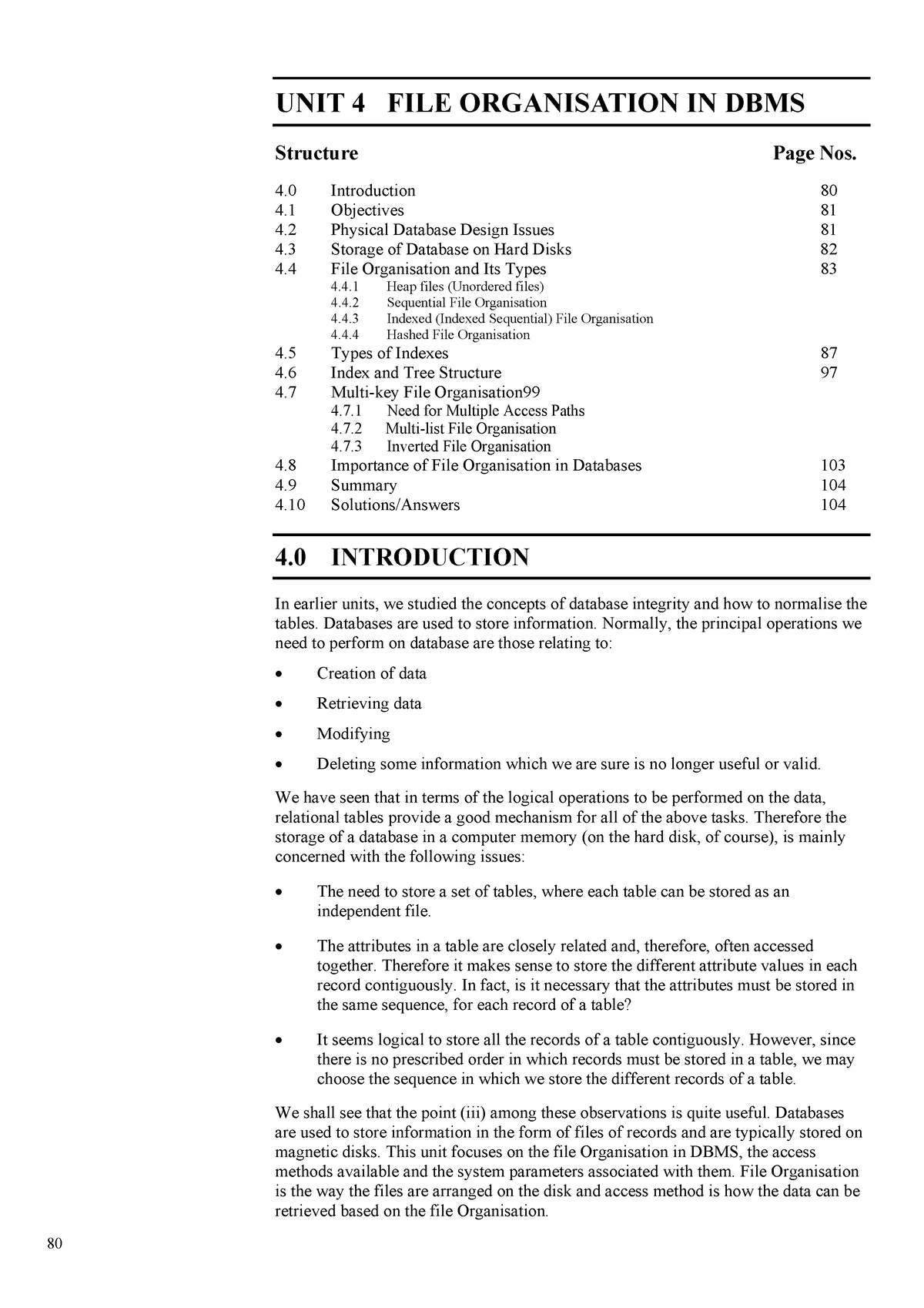 File Organisation in DBMS The Database Management System Concepts