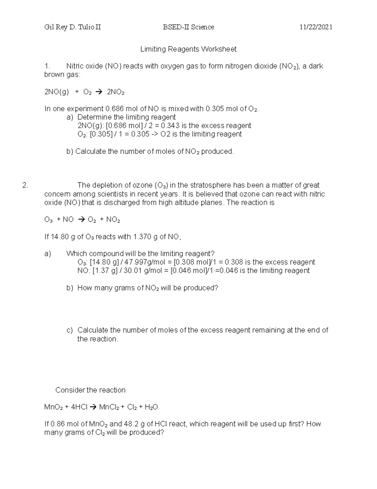 Edsci 111 - Prelab Module 7 - Tulio G.R - Gil Rey D. Tulio II BSED-II ...