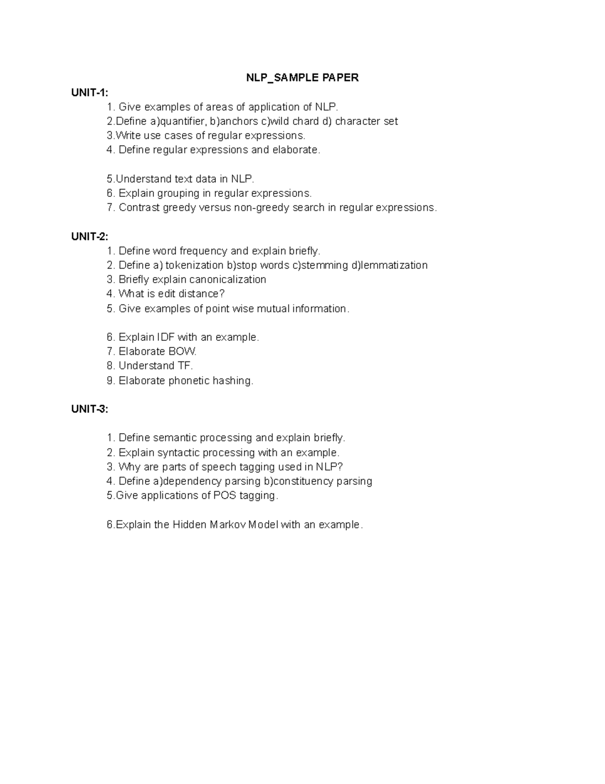 NLP Sample Paper (1) - Academic_Calendar_for_B_Tech_Construction ...