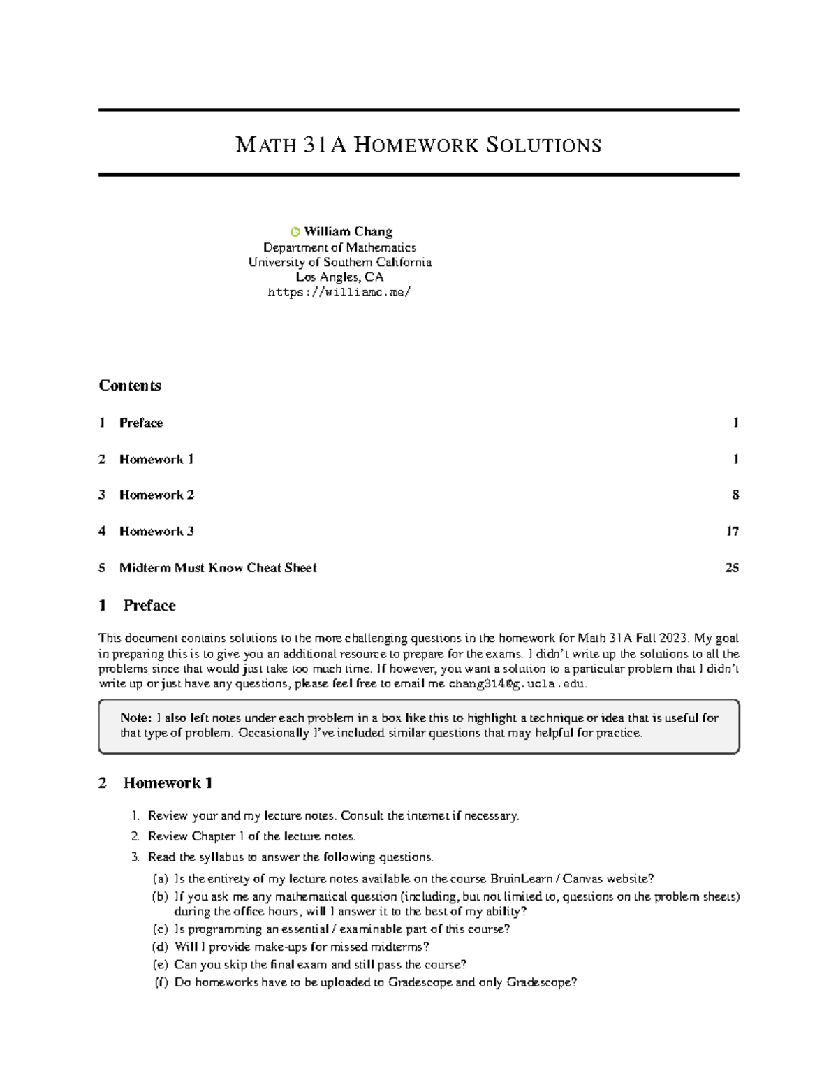 Math 31A HW solutions - fnia - William Chang Department of Mathematics ...