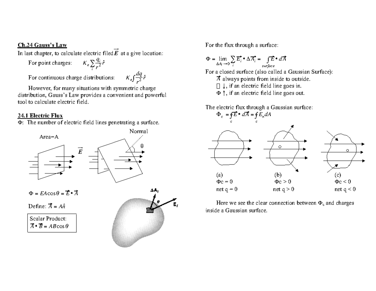 chapter-24-gauss-law-ch-gauss-s-law-in-last-chapter-to-calculate