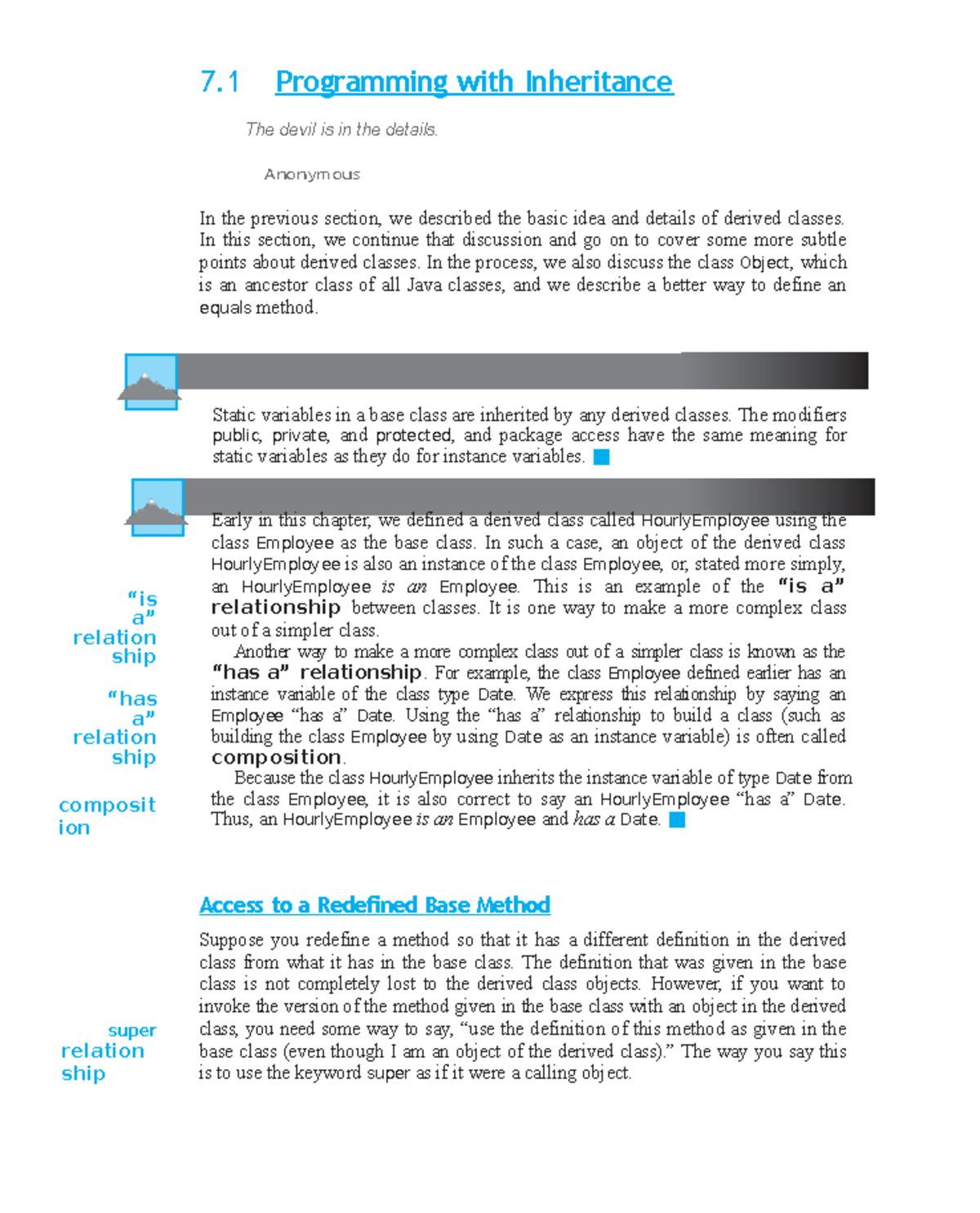 Programming with Inheritance - Anonymous In the previous section, we ...