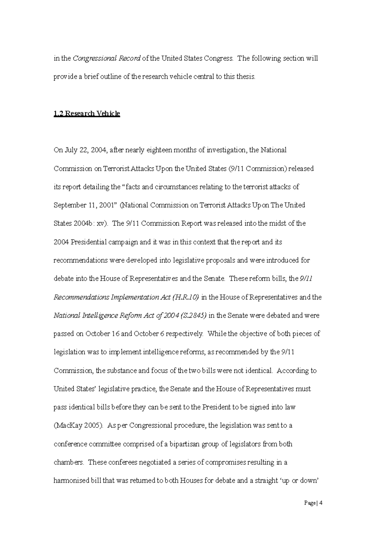 Rhetorical Strategies 3 - in the Congressional Record of the United ...