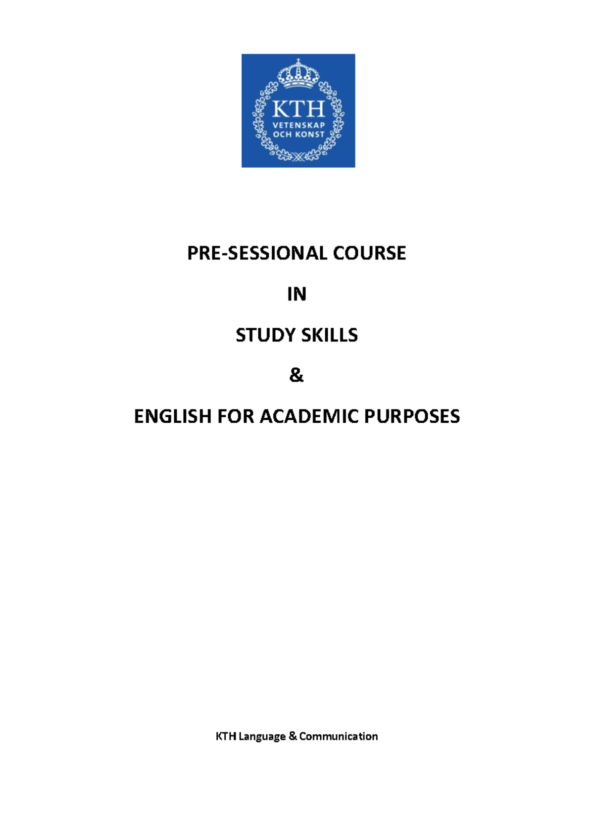 Pre-sessional compendium 2018 ready for printing Part1 - PRE-SESSIONAL ...