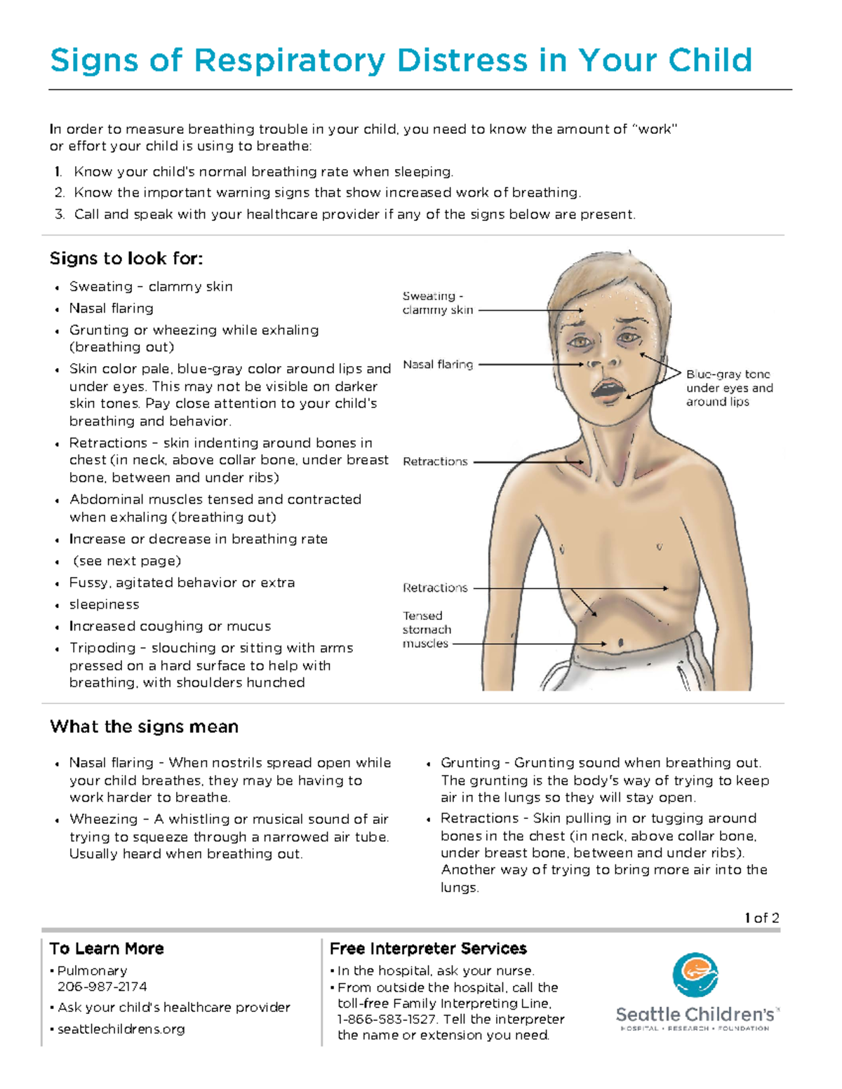 Resp distress in children - Signs of Respiratory Distress in Your Child ...