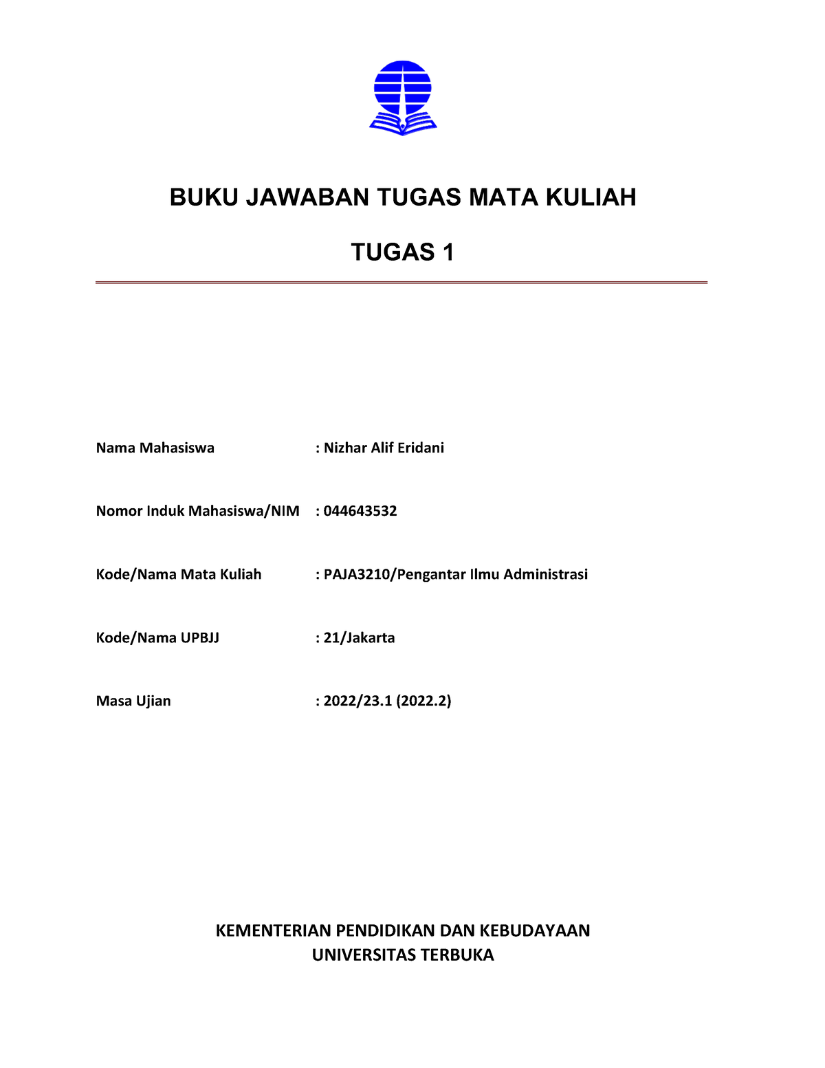 TMK 1 (2022) Pengantar Ilmu Administrasi - BUKU JAWABAN TUGAS MATA ...