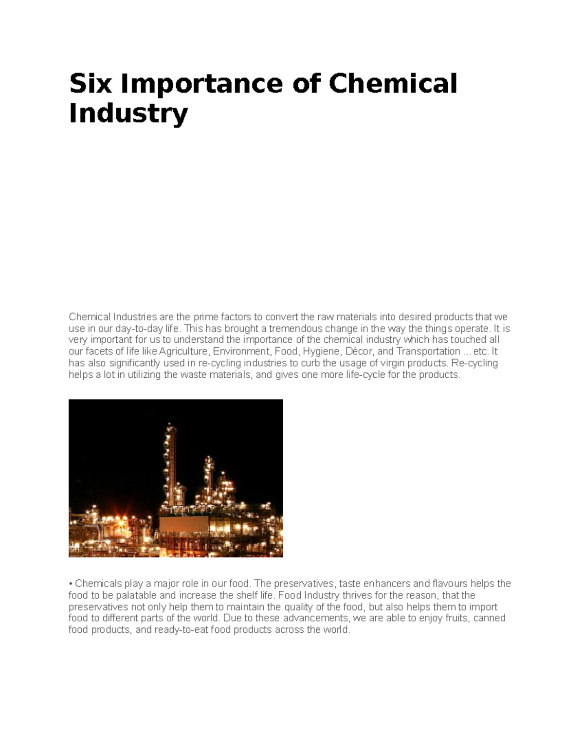 what-is-the-importance-of-the-chemical-industry-chemical-industry